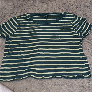 Green and Yellow Crop top